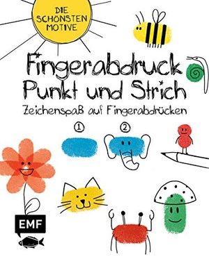 Zeichenspaß auf Fingerabdrücken