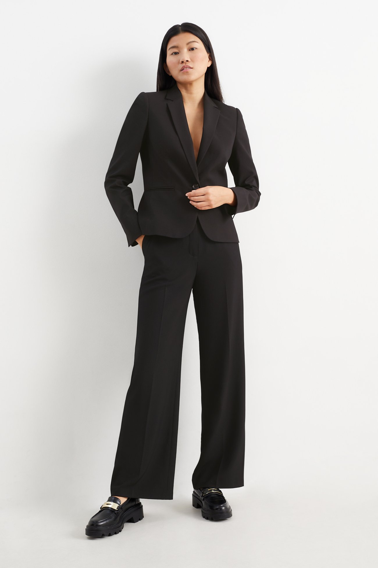 Business-Hose - Wide Leg