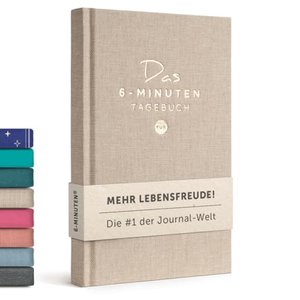 6-Minuten Tagebuch für Erwachsene 2025 (Das Original)