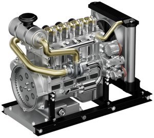 Thicon Diesel 4 Zylinder Bausatz, 1:3, 300+