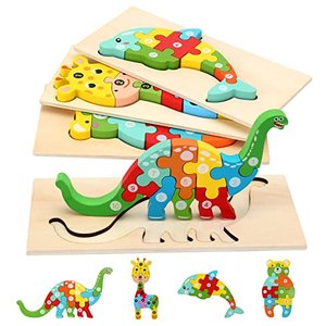Holzpuzzle für Kleinkinder