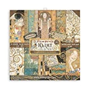 STAMPERIA INTERNATIONAL, KFT SBBS48 Scrapbooking Small Pad 10 sheets cm 20,3X20,3 (8"X8") -Klimt