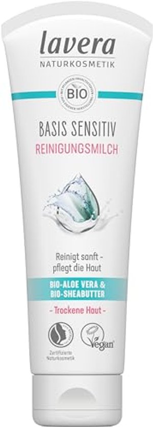 lavera basis sensitiv Reinigungsmilch Bio Aloe Vera & Sheabutter