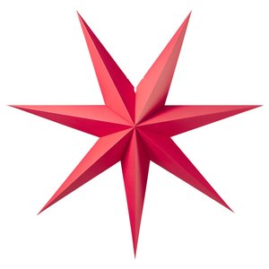 STRÅLA Leuchtenschirm - rot 90 cm