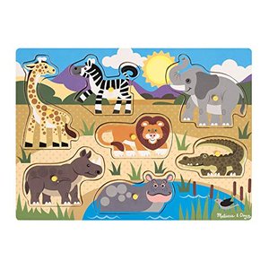 Melissa & Doug Peg-Puzzlespiel aus Holz 