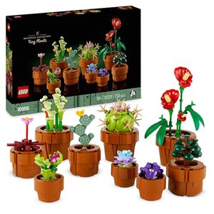 LEGO Icons Mini Pflanzen, 9 künstliche Blumen zum Bauen, Botanical Collection Sammel-Set