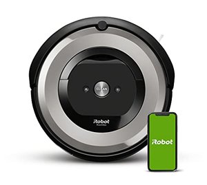 iRobot Roomba e5 (e5154) Saugroboter mit mit 3-stufigem Reinigungssystem, zwei Multibodenbürsten, WL