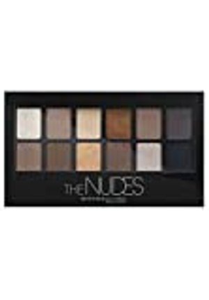 Maybelline The Nudes Lidschatten Palette, 12 Farben in einer Lidschattenpalette, sanfte und sinnlich