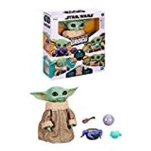 Hasbro F2849 Star Wars Galactic Snackinâ€ Grogu 23,5 cm groÃŸe elektronische Figur mit über 40 Sound