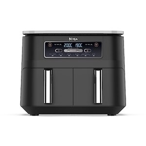 Ninja Digitale Heißluftfritteuse, 7,6L, 2 Fächer, Antihaftbeschichtung