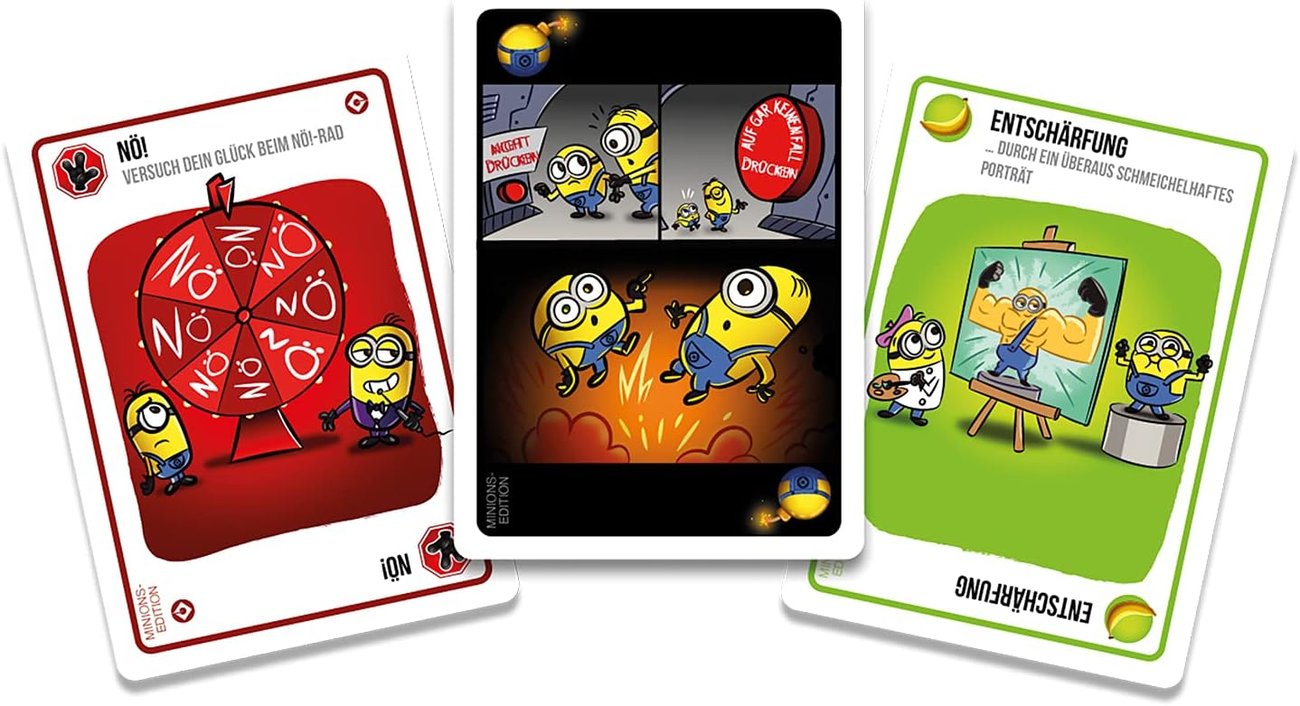 Exploding Minions Kartenspiel ab 7+ Jahren