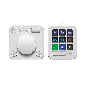 Logitech MX Creative Console - Hellgrau