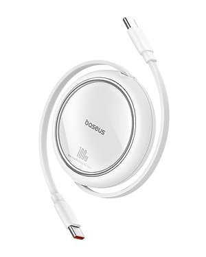 Baseus einziehbares USB-C-Schnellladekabel (100 Watt)