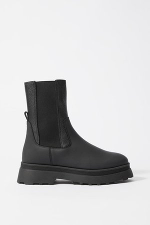 Gefütterte Chelsea Boots aus Leder