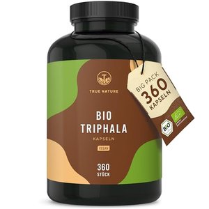 Bio Triphala - Hochdosiert - 360 Kapseln