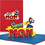 PaperCrush® Pop-Up Karte Muttertag „Super Mom“ 