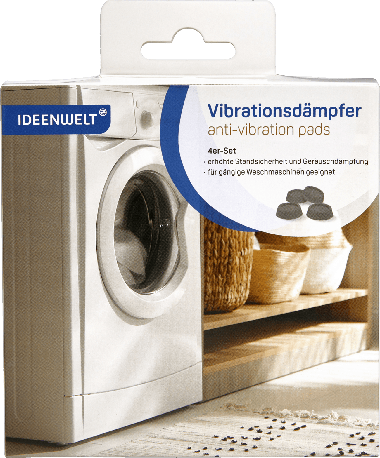 IDEENWELT Vibrationsdämpfer, 4er-Set