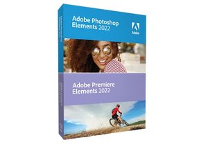 Adobe Photoshop & Premiere Elements 2022 (Disc) Bundle | 1 Gerät | Nutzer unbegrenzt (PC/Mac)