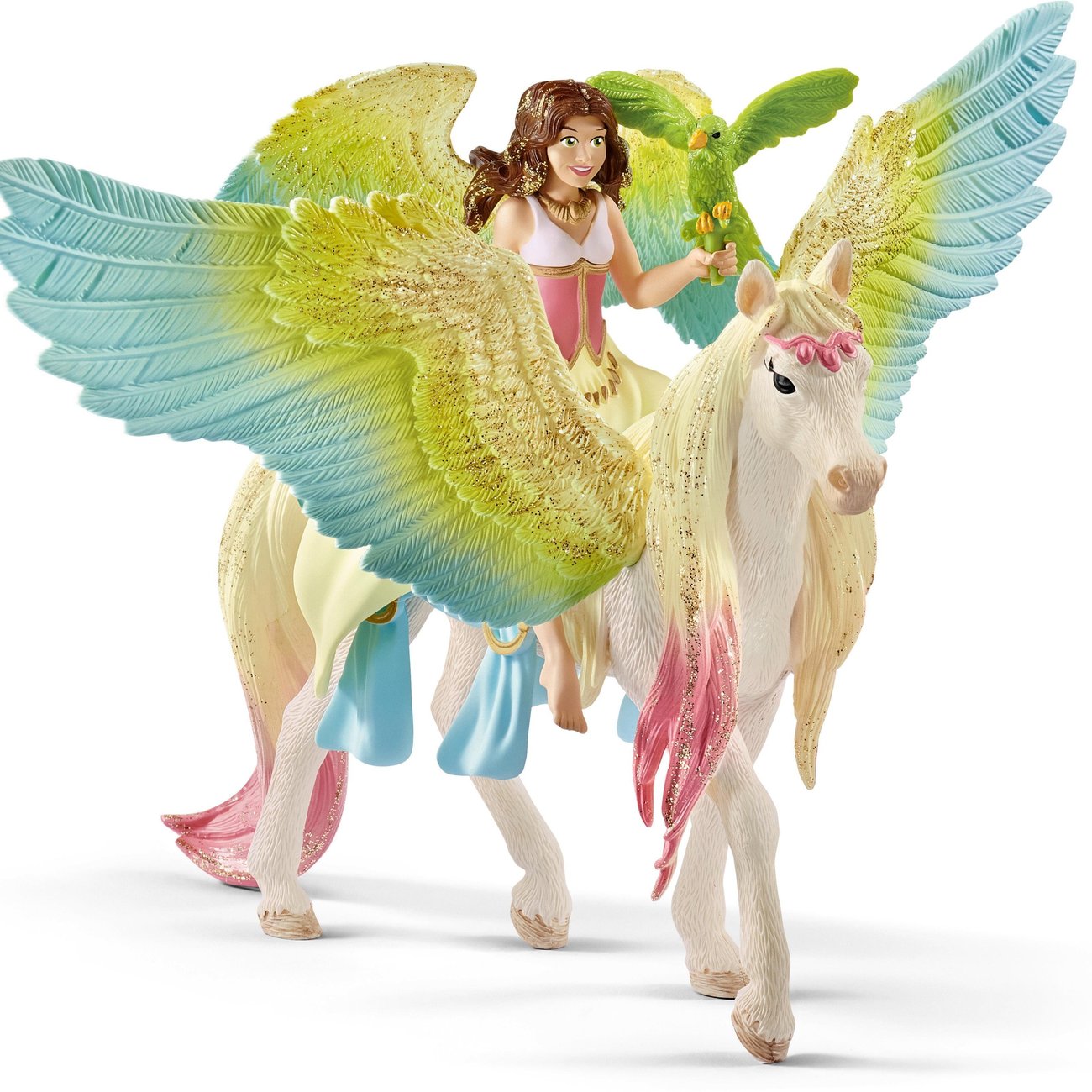 Surah mit Glitzer-Pegasus