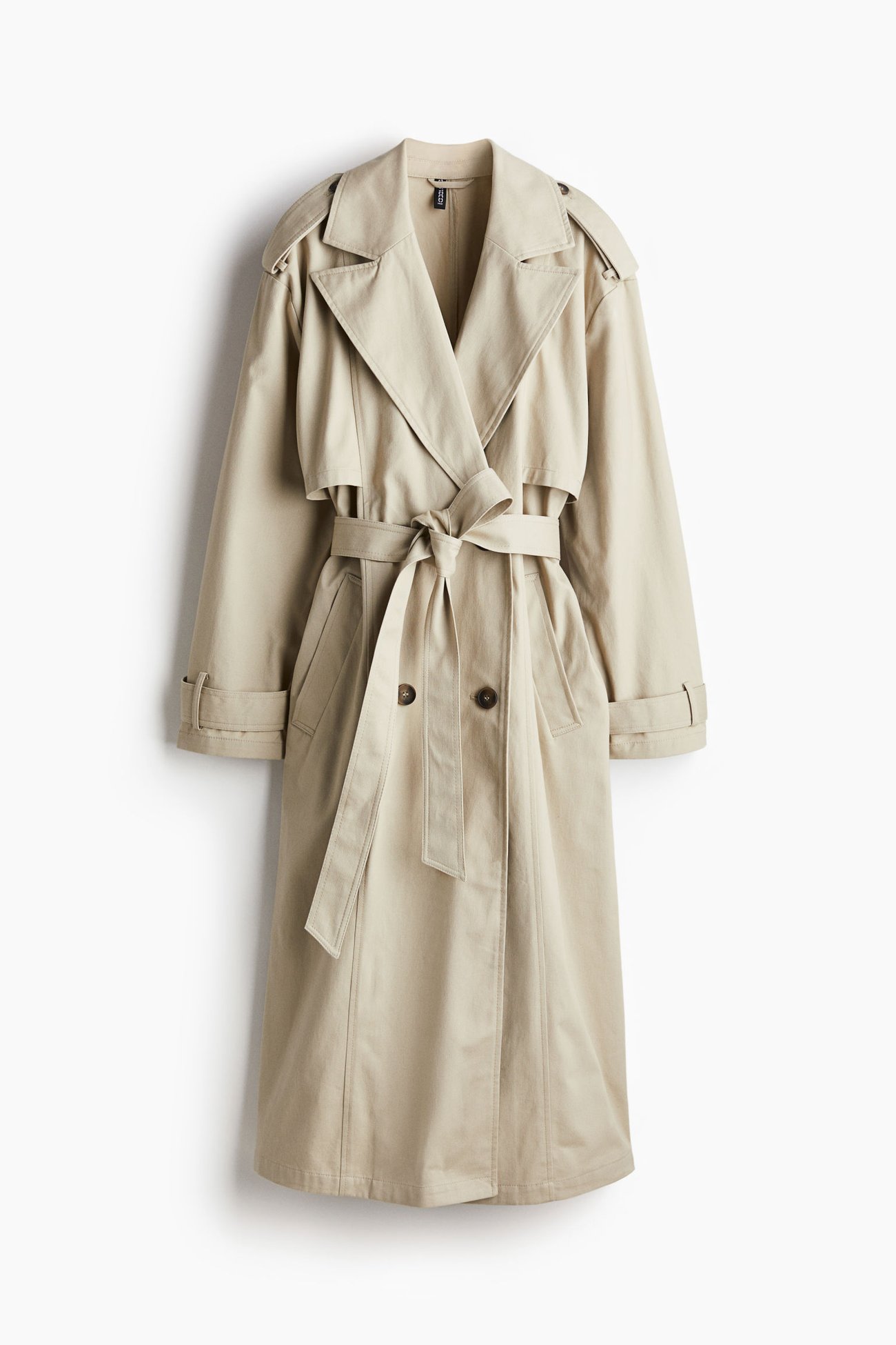 Trenchcoat aus Twill - Beige - Damen