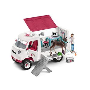 Schleich Horse Club Spielset - Mobile Tierärztin mit Hannoveraner Fohlen