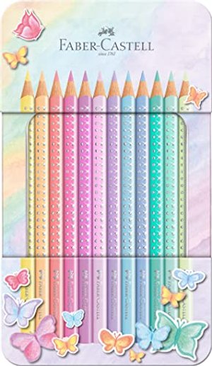 Faber-Castell 201910 - Buntstifte Set Sparkle Pastell 12-teilig