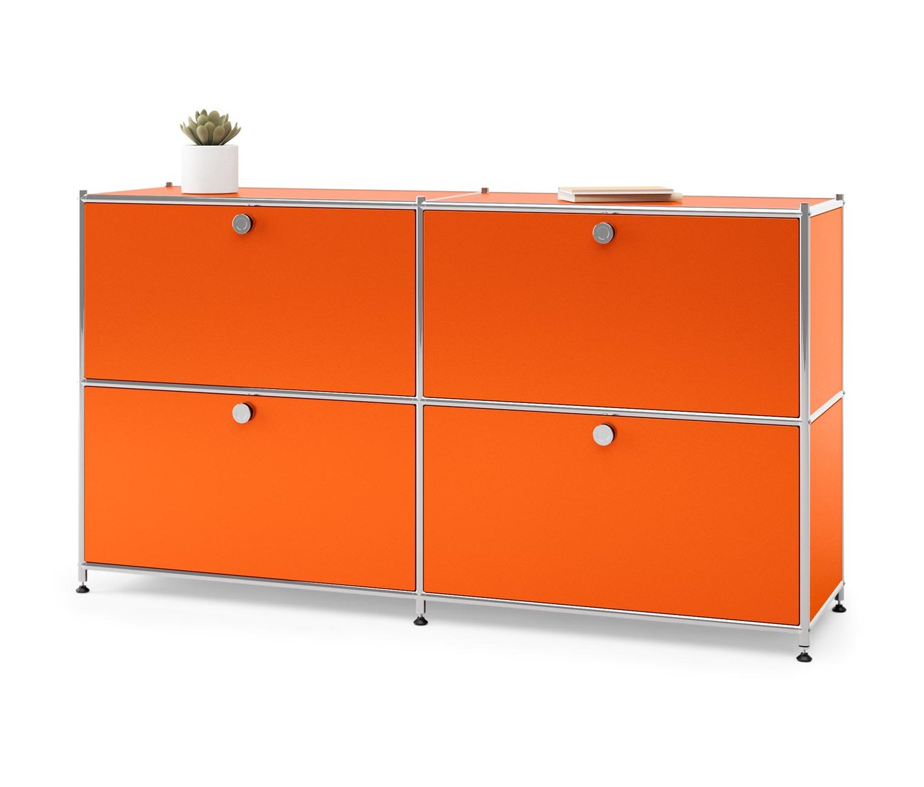 Sideboard Metall »CN3« mit 4 Klappenfächern