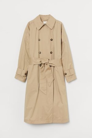 Trenchcoat aus Baumwolle