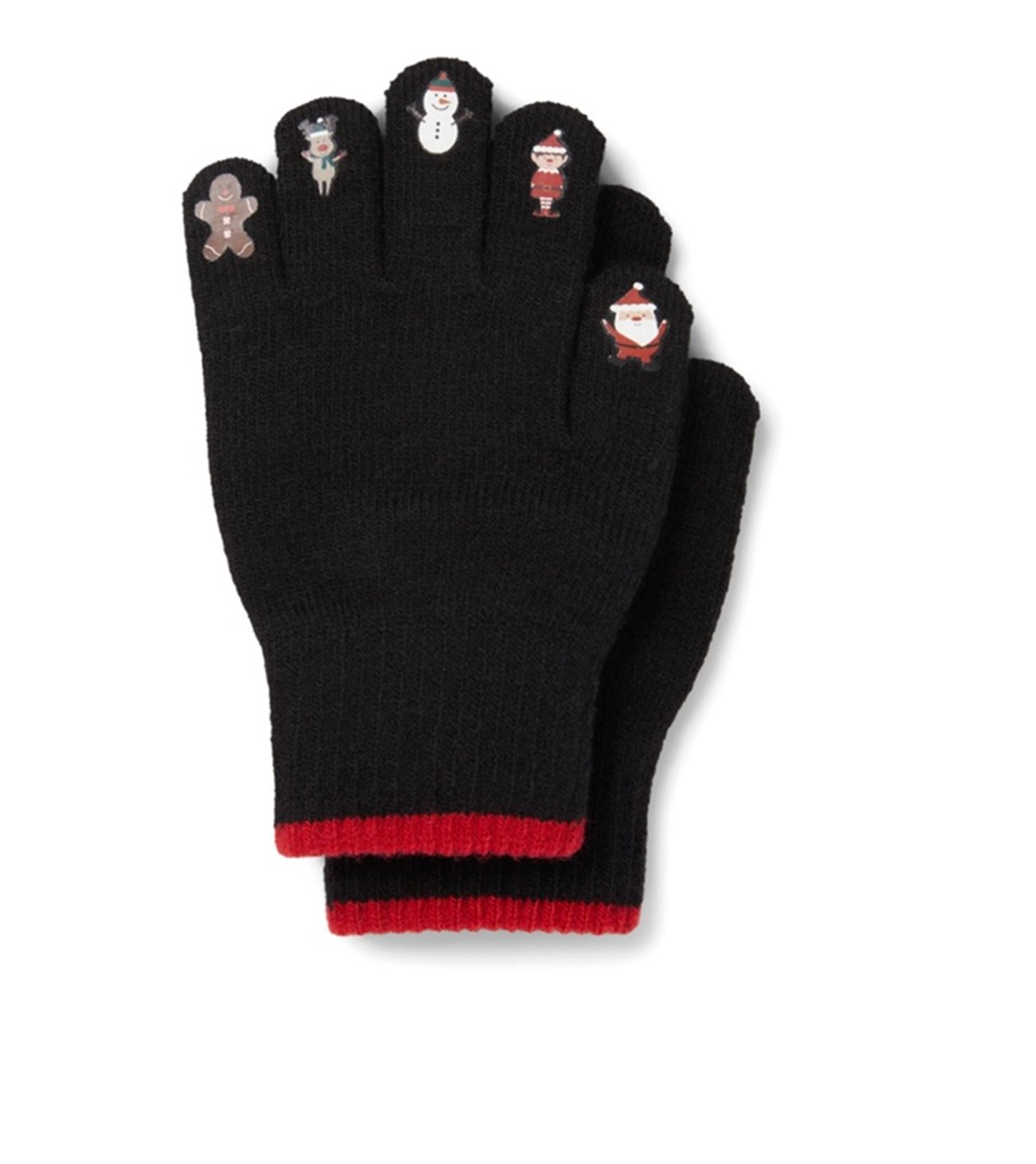 Weihnachts-Handschuhe mit kleinen Motiven