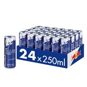 Red Bull Energy Drink Blue Edition - 24er Palette Dosen