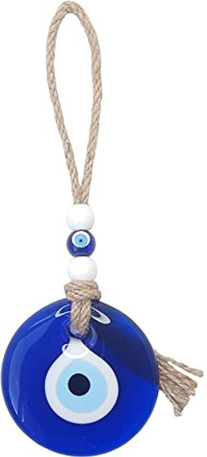 Türkisches blaues Auge Evil Eye Amulett Wandbehang 5 cm Evil Eye Ornament Amulett Dekoration Wohnkul