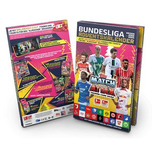 Topps Bundesliga Match Attax Fußball-Sammelkarten 2022/23 Adventskalender