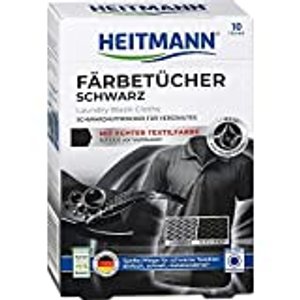Heitmann Wäsche-Schwarz Tücher: Färbetücher zur Farbpflege für schwarze Textilien