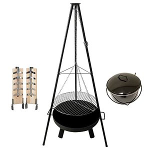 NATIV Schwenkgrill mit Gulaschkessel