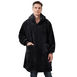 Hoodie Decke mit Ärmeln und Kapuze