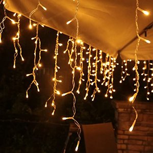 Lichterkette Eisregen