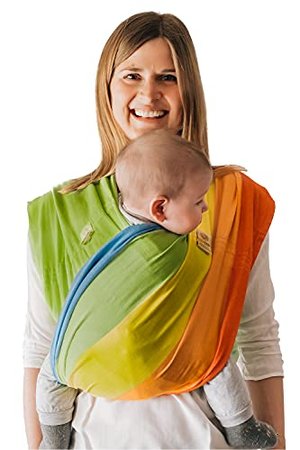 Babytuch - das Tragetuch ohne Knoten (7, Regenbogen)