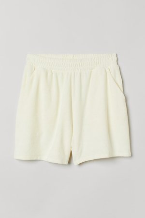 Shorts aus Frottee