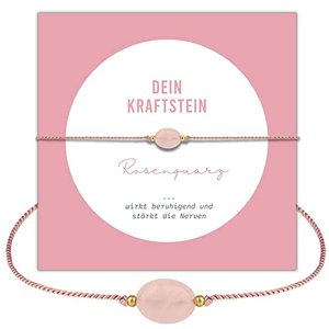 happymaker - Rosenquarz Armband