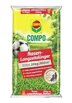 COMPO Rasendünger  -  - Frühjahr und Sommer – Premium Ras