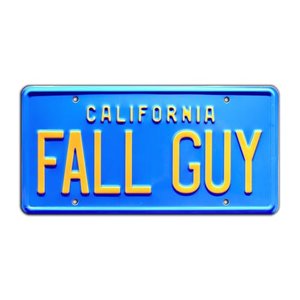 Fall Guy / Ein Colt für alle Fälle / Metallschild mit Prägung