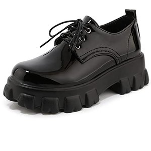 Plateau Chunky Schnürschuhe