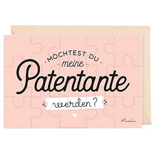 Puzzle Patentante | Möchtest du meine Patentante werden? 