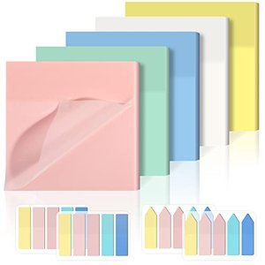 650 Selbstklebende Bunte Transparent Sticky Notes