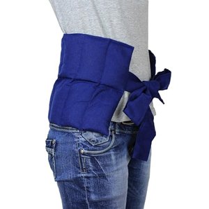 Großes Körnerkissen mit Bändern