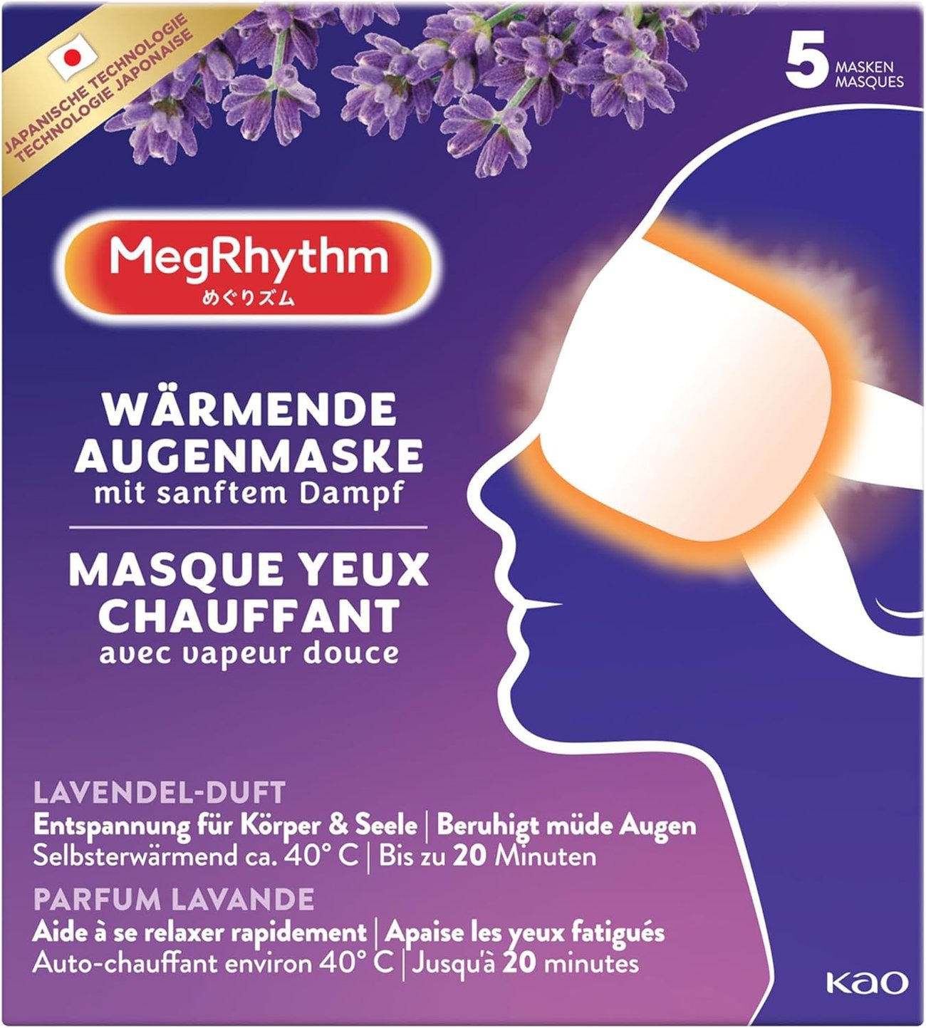 Wärmende Augenmaske von MegRhythm