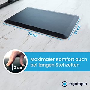 Ergotopia - Anti-Ermüdungsmatte für Steharbeitsplätze