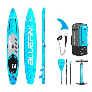 Bluefin SUP Aufblasbares Steh-Paddle Board | 14' Sprint-Modell |