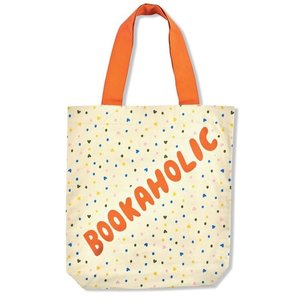 Stoffbeutel mit Zipper 'Bookaholic'