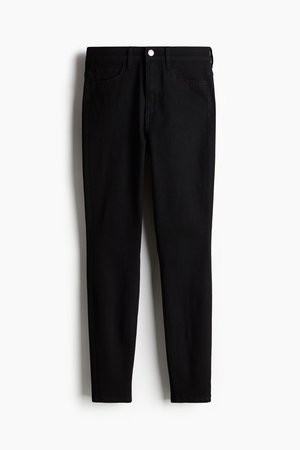 Ultra High Ankle Jeggings - Schwarz - Damen